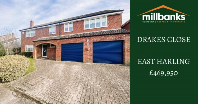 PROPERTY OF THE DAY - 5 DRAKES CLOSE, EAST HARLING.