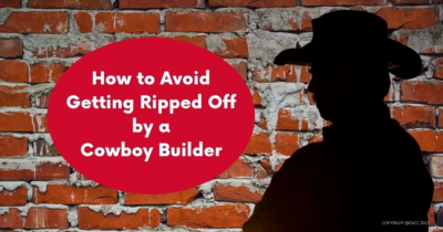 Seven Ways To Avoid Cowboy Builders