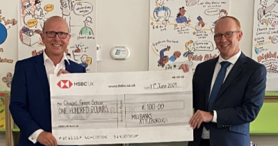 2nd Millbanks Schools Book Donation Prize Presented to our May draw's Winning School