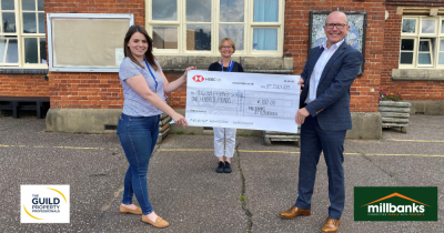 Our 3rd Millbanks Schools Book Donation Prize Presented to our June draw's Winning School