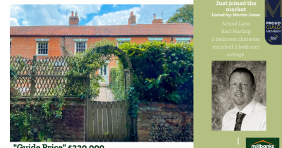 A 2 bedroom mid terraced cottage located less than 5 minutes walk to the centre of East Harling.