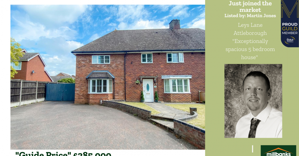 Viewings available from 17th July. A 5 bedroom house offering 2500 sq ft of living space.