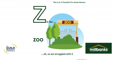 The last letter in our A to Z Change of address checklist for home movers which is the letter Z
