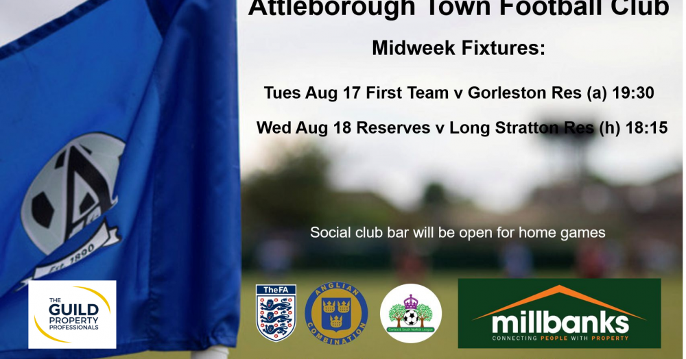 Here our your local team's mid-week fixtures