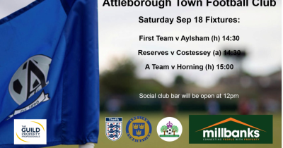 This weekend’s Attleborough Town FC Fixtures