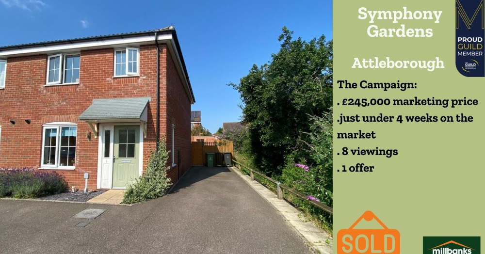 Symphony Gardens Attleborough - SOLD STC IN UNDER 4 WEEKS!!!