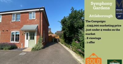 Symphony Gardens Attleborough - SOLD STC IN UNDER 4 WEEKS!!!
