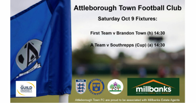 This weekend’s Attleborough Town FC Fixtures