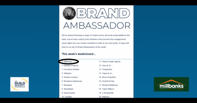 Guild Brand Ambassadors of the Week, thank you to all at Team Millbanks for making this happen
