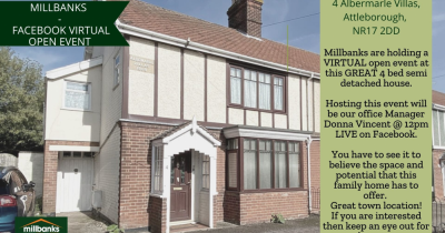 MILLBANKS are HOSTING a FACEBOOK VIRTUAL EVENT TUESDAY @ 12PM 2nd NOVEMBER