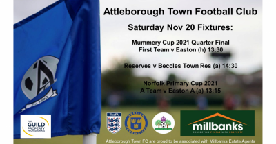 This weekend’s Attleborough Town FC Fixtures