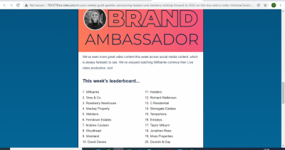 ✨No.1 Guild Ambassador- 4 weeks in a Row✨