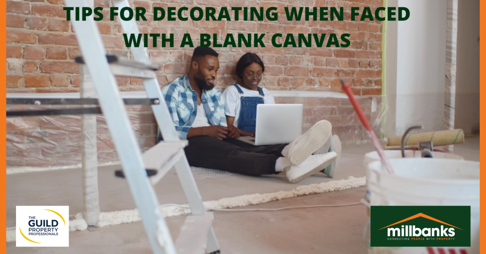 TIPS FOR DECORATING WHEN FACED WITH A BLANK CANVAS