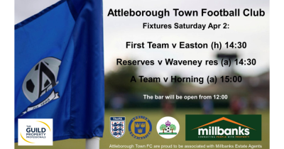 This weekend’s Attleborough Town FC Fixtures