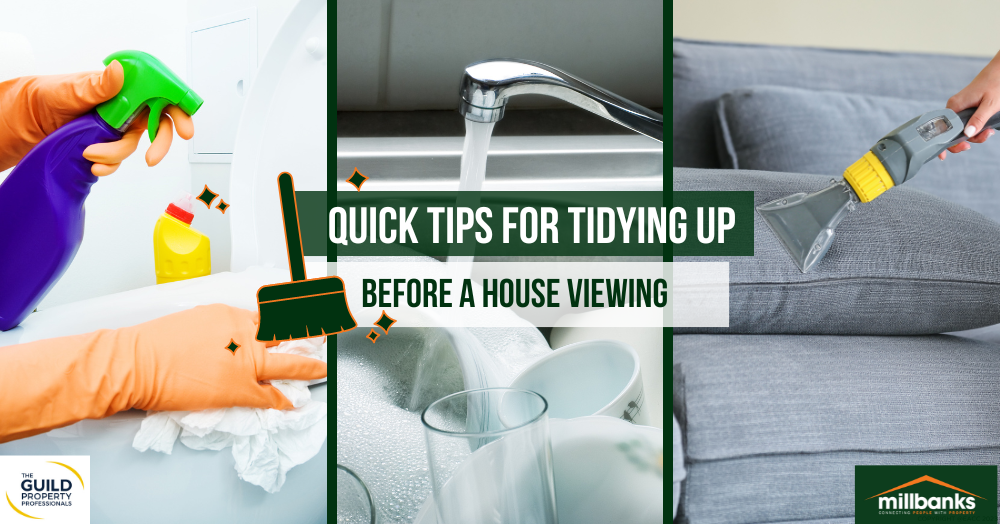 Quick Tips for Tidying Up before a House Viewing