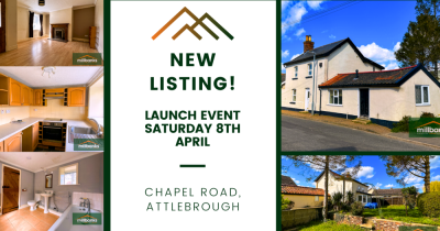 NEW LISTING IN ATTLEBOROUGH, LAUNCH EVENT TO VIEW SATURDAY 8TH APRIL!