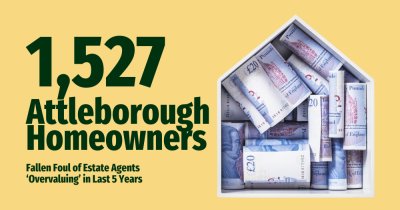 1,527 Attleborough Homeowners Fallen Foul of Estate Agents ‘Overvaluing’ in Last 5 Years