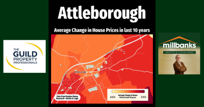 ORANGE HEAT MAP โ House price Growth in Last 10 Years