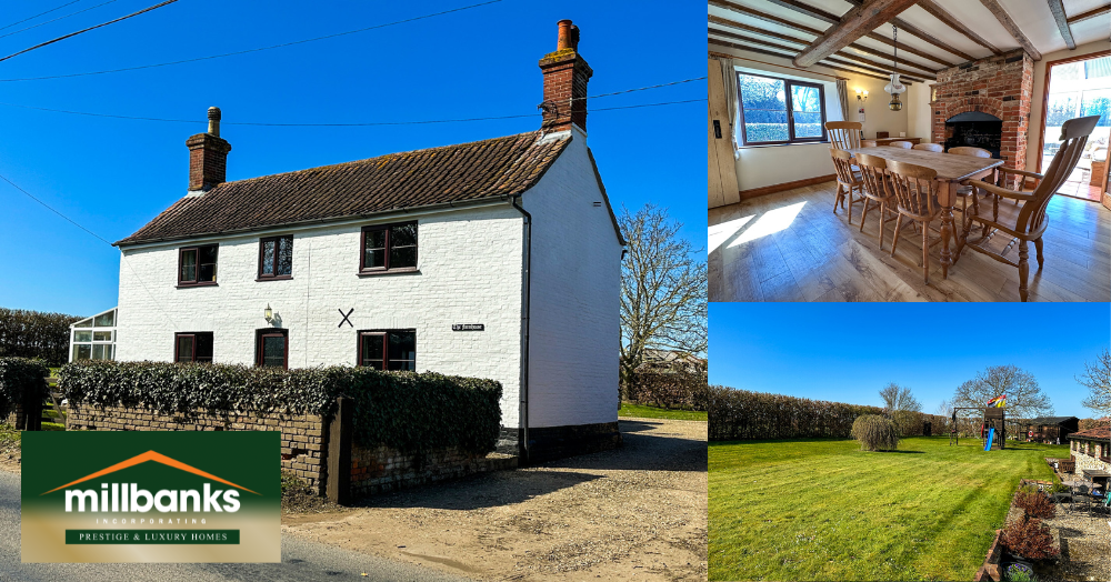 NEW TO MARKET Former Farmhouse on Approx. Half Acre Plot, between Old Buckenham and New Buckenham.