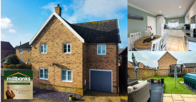 Stylish Modern 4-Bed Detached Family Home in Hingham with 2 Garages & Low-Maintenance Walled Garden