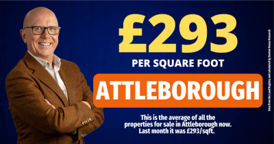 Welcome back to news of Attleborough's property market with May's £/sq.ft statistics.