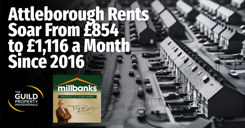 Attleborough Rents Soar From £854 to £1,116 a Month Since 2016