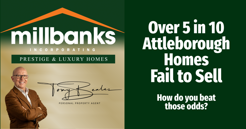 Over 5 in 10 Attleborough Homes Fail to Sell! How do you beat those odds?