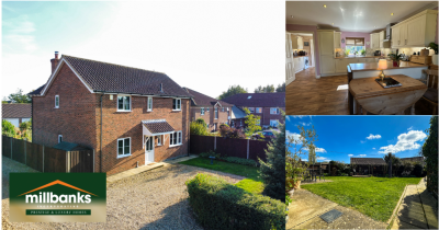 Take a 'Virtual Tour'Non Estate 4-Bed Det. Hse with Double Garage in the well served town of Hingham