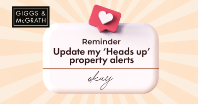 Have you updated your St Ives  ‘Heads Up’ property alerts recently?
