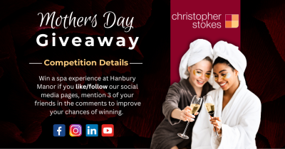 Win a Relaxing Spa Experience with Christopher Stokes this Mother's Day!