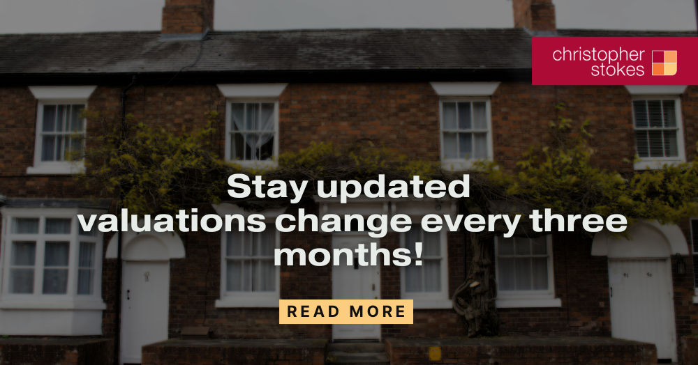 Stay updated - valuations change every three months